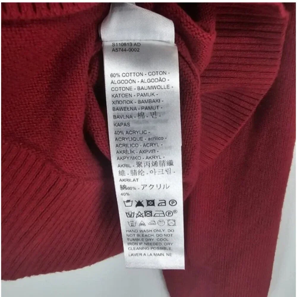 NWT‎ LEVI’S RELAXED Rib Crew Neck Rib Cuffs Knit Pullover Sweater UNISEX Size M